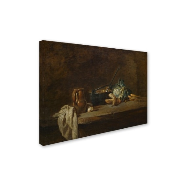 Chardin 'Vegetables For The Soup' Canvas Art,35x47